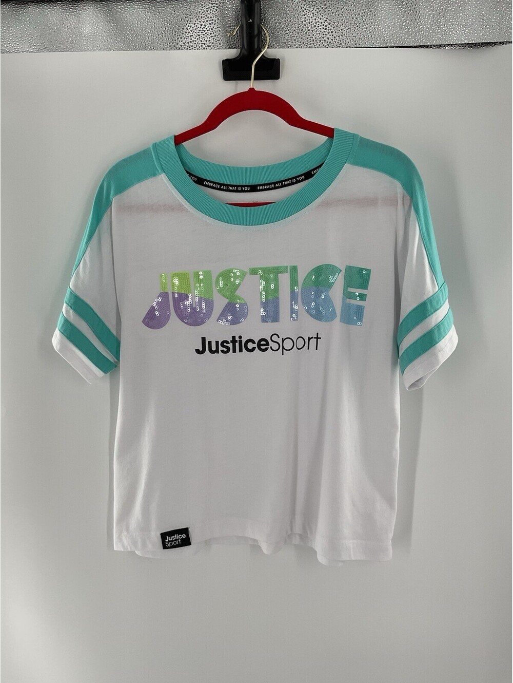 Justice Women’s Juniors XL JUSTICE SPORT T-SHIRT 118